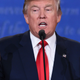 Republican presidential candidate Donald Trump speaks during the final presidential debate Oct. 19, 2016, in Las Vegas.
SAUL LOEB/AFP/Getty Images